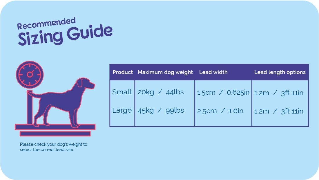 Halti Lead size guide | PeekAPaw