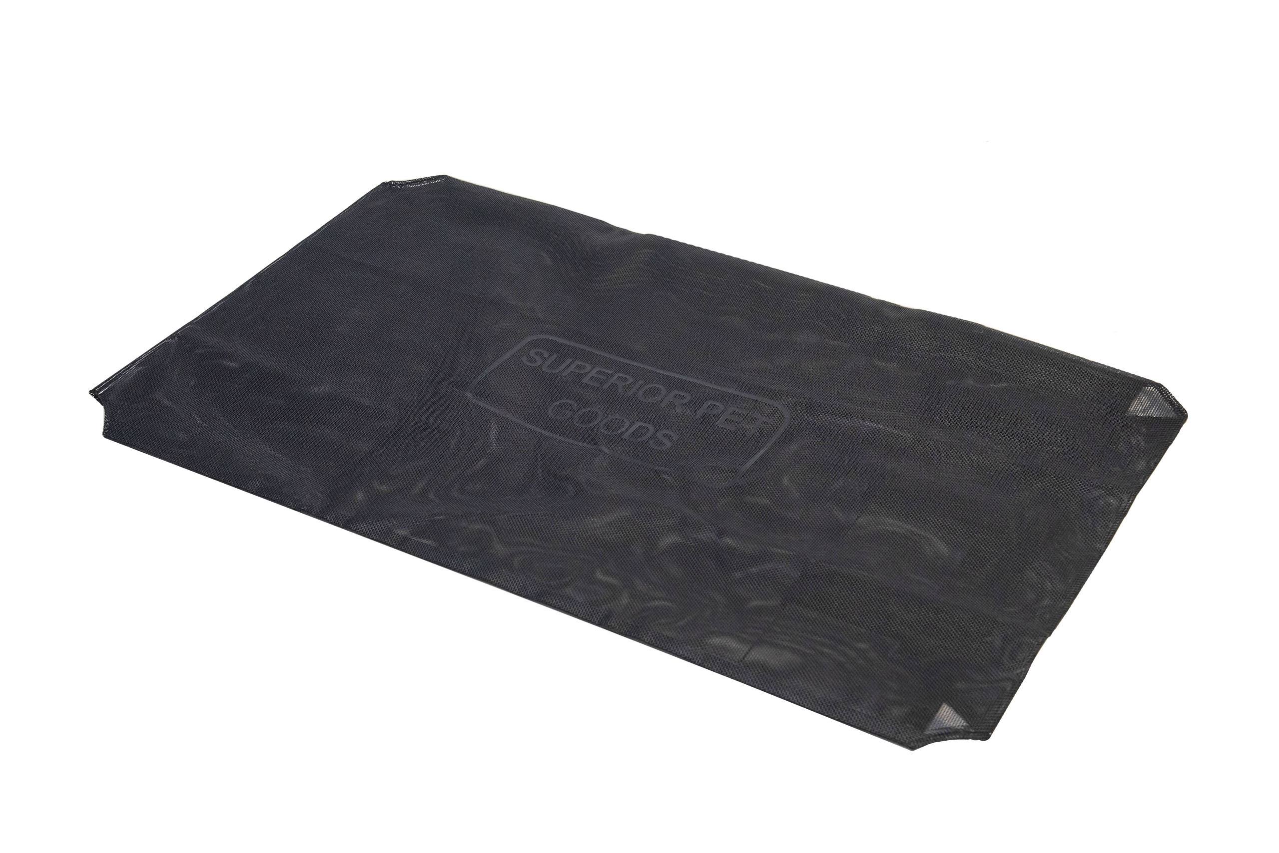 VELCRO tab and corner detail on the Superior Pet Goods Heavy Duty Flea-Free dog bed