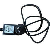 Power pump unit with cord coiled, front view