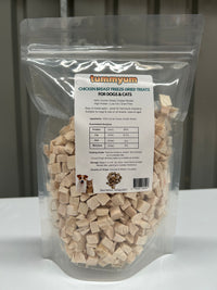 Tummyum Chicken Breast, freeze-dried pet treats, 200g pack, dog and cat treat