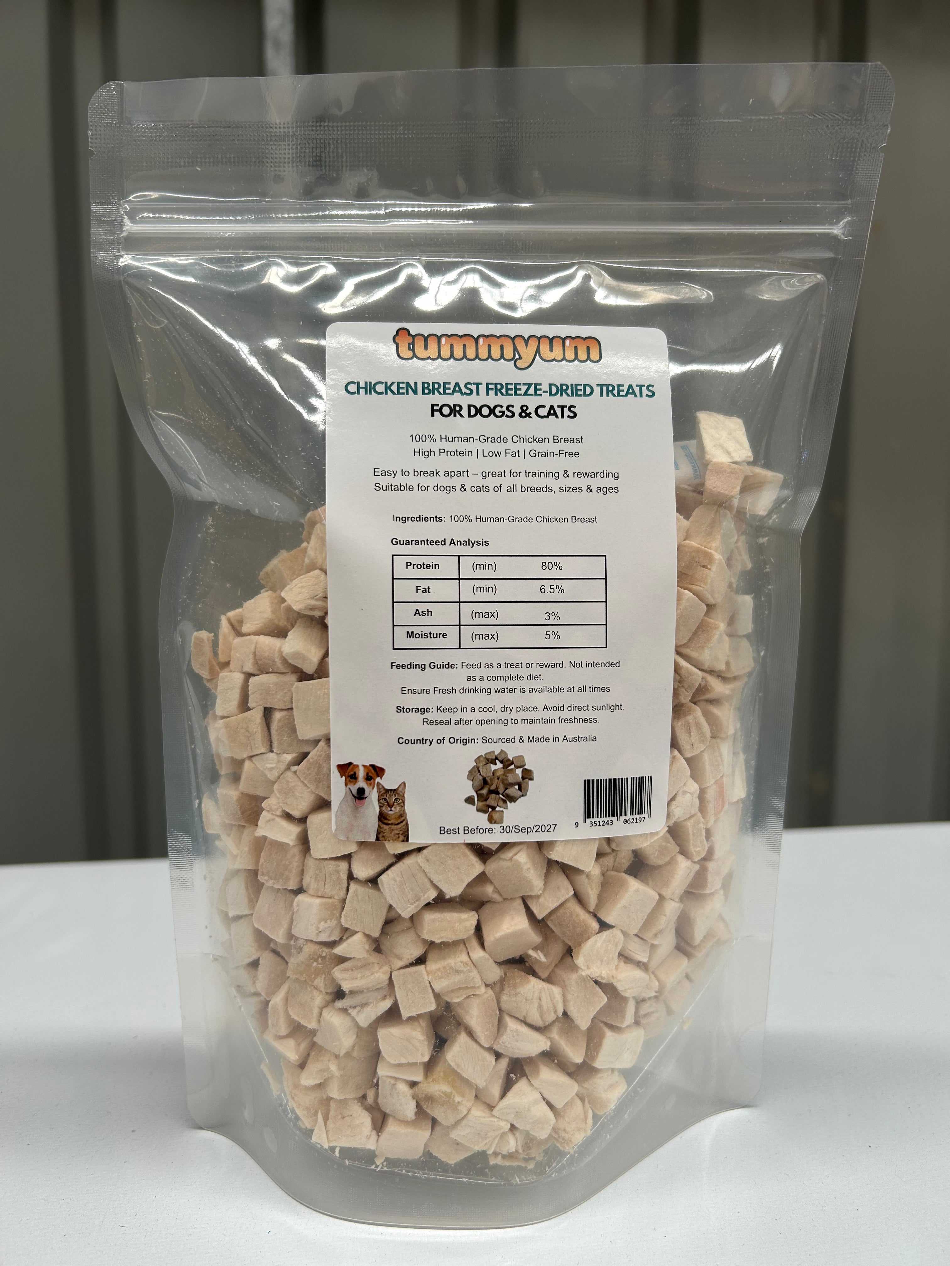 Tummyum Chicken Breast Freeze Dried Pet Treats