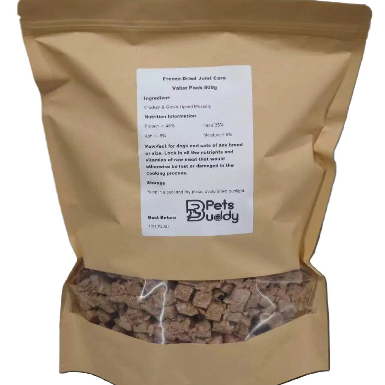 PetsBuddy Freeze Dried Green Lip Mussel Joint Care Pet Treats
