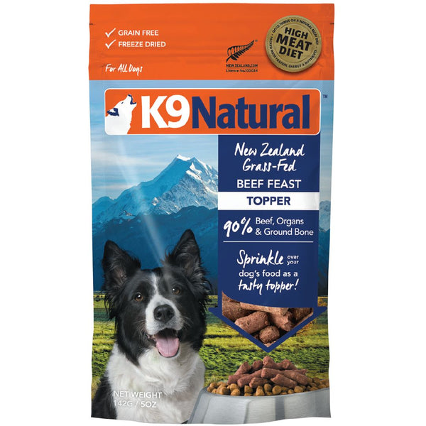K9 Natural Freeze Dried Beef Feast Topper