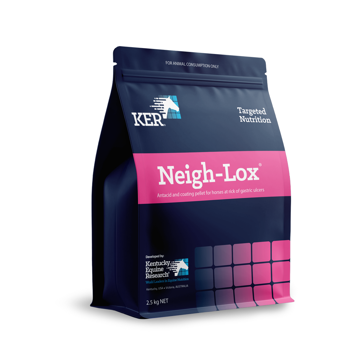 KER Neigh-Lox 2.5kg pack, antacid and gastric coating supplement for horses