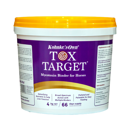 Kohnke's Own Tox-Target horse mycotoxin binder 4kg pack