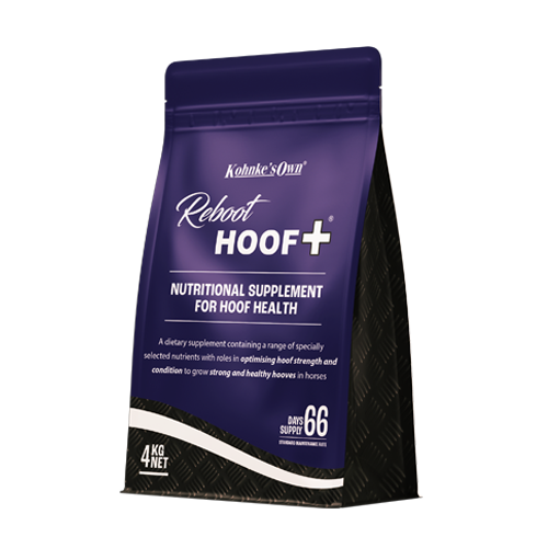 Kohnke's Own Reboot HOOF+ horse hoof supplement pouch