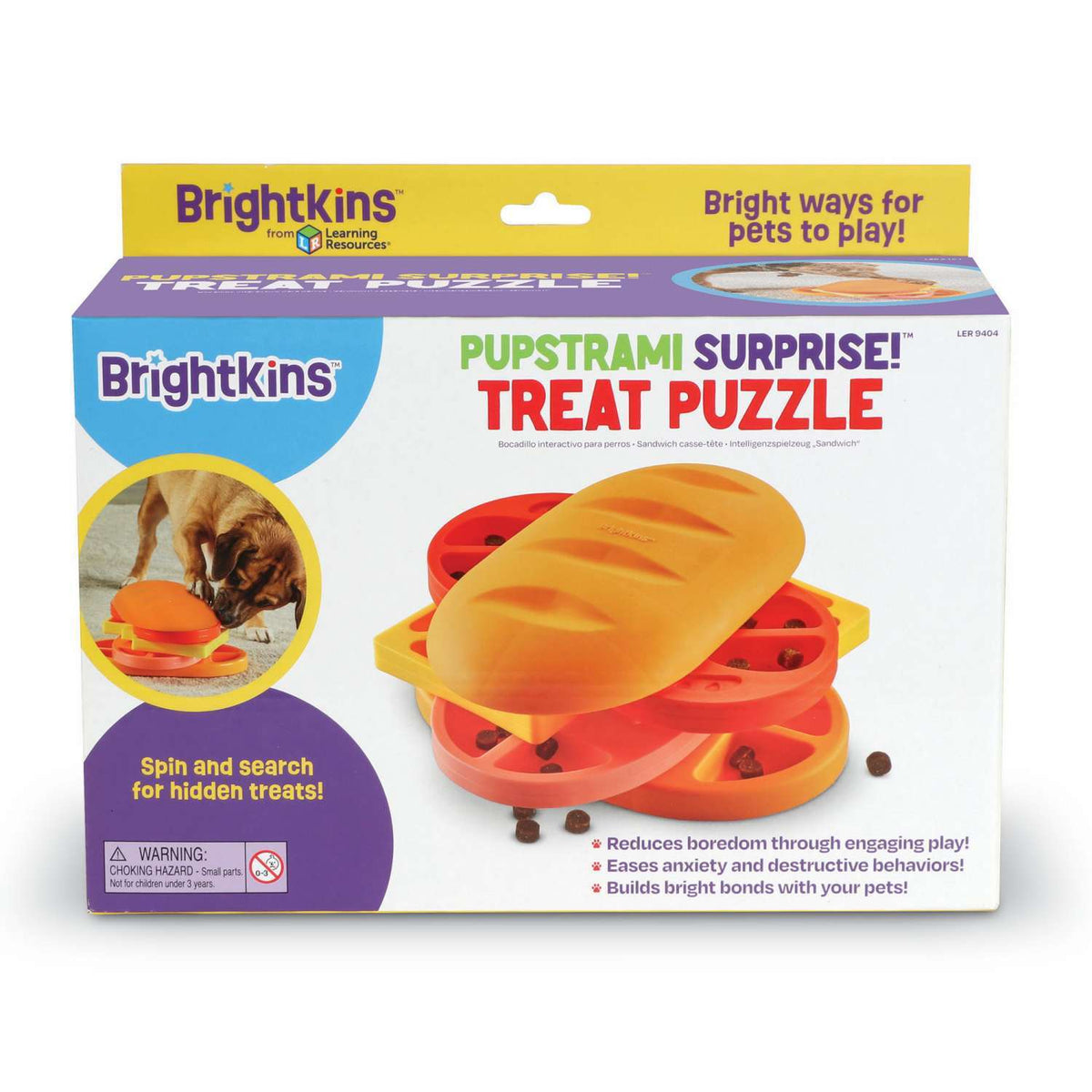 Brightkins Pupstrami Surprise interactive dog treat puzzle