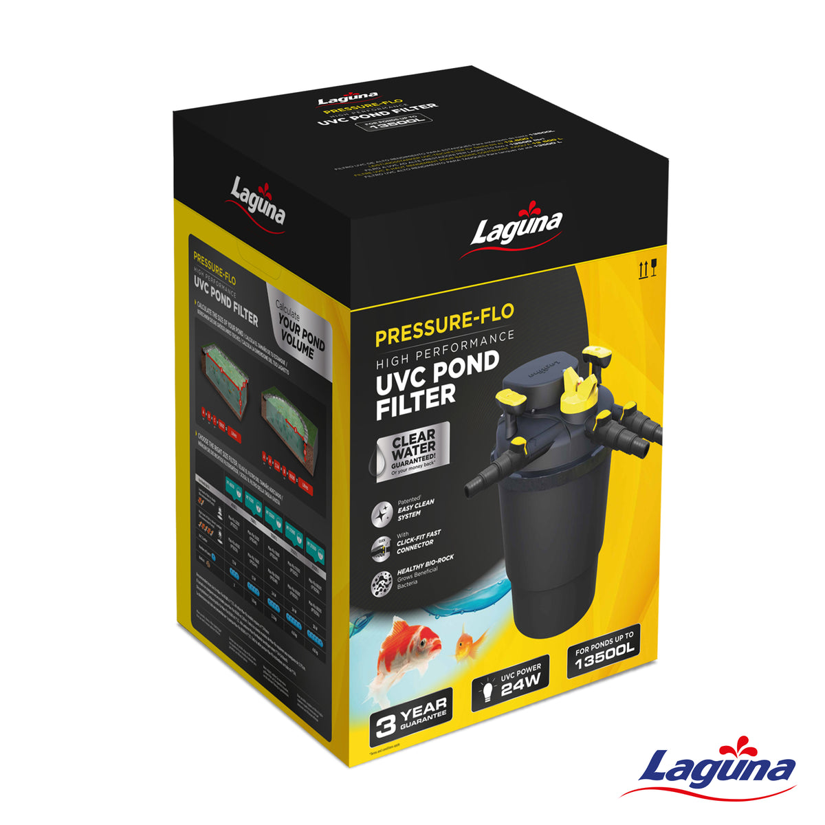 Laguna Pressure-Flo UVC pond filter 13500 | PeekAPaw Pet Supplies