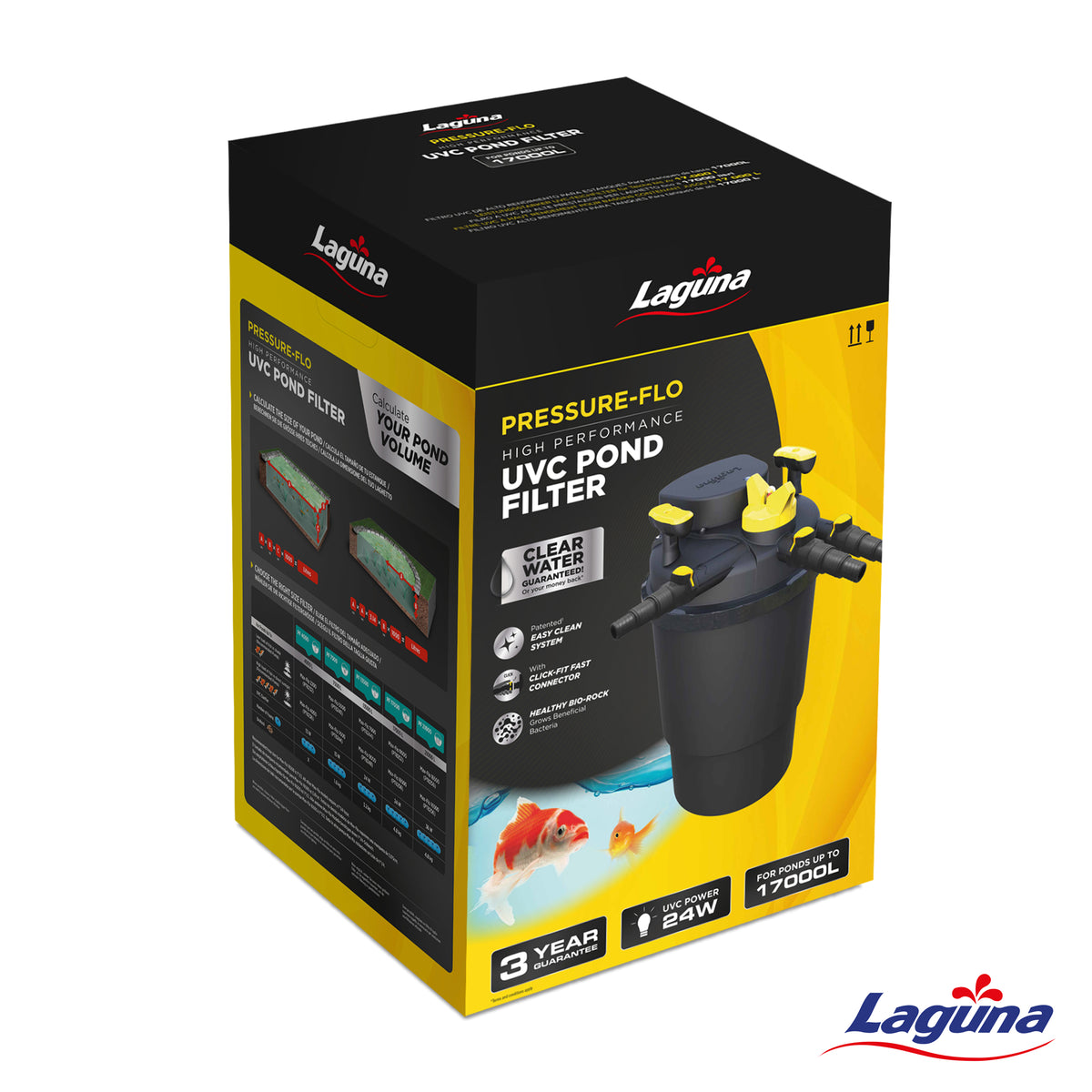 Laguna Pressure-Flo UVC pond filter 17000 | PeekAPaw Pet Supplies
