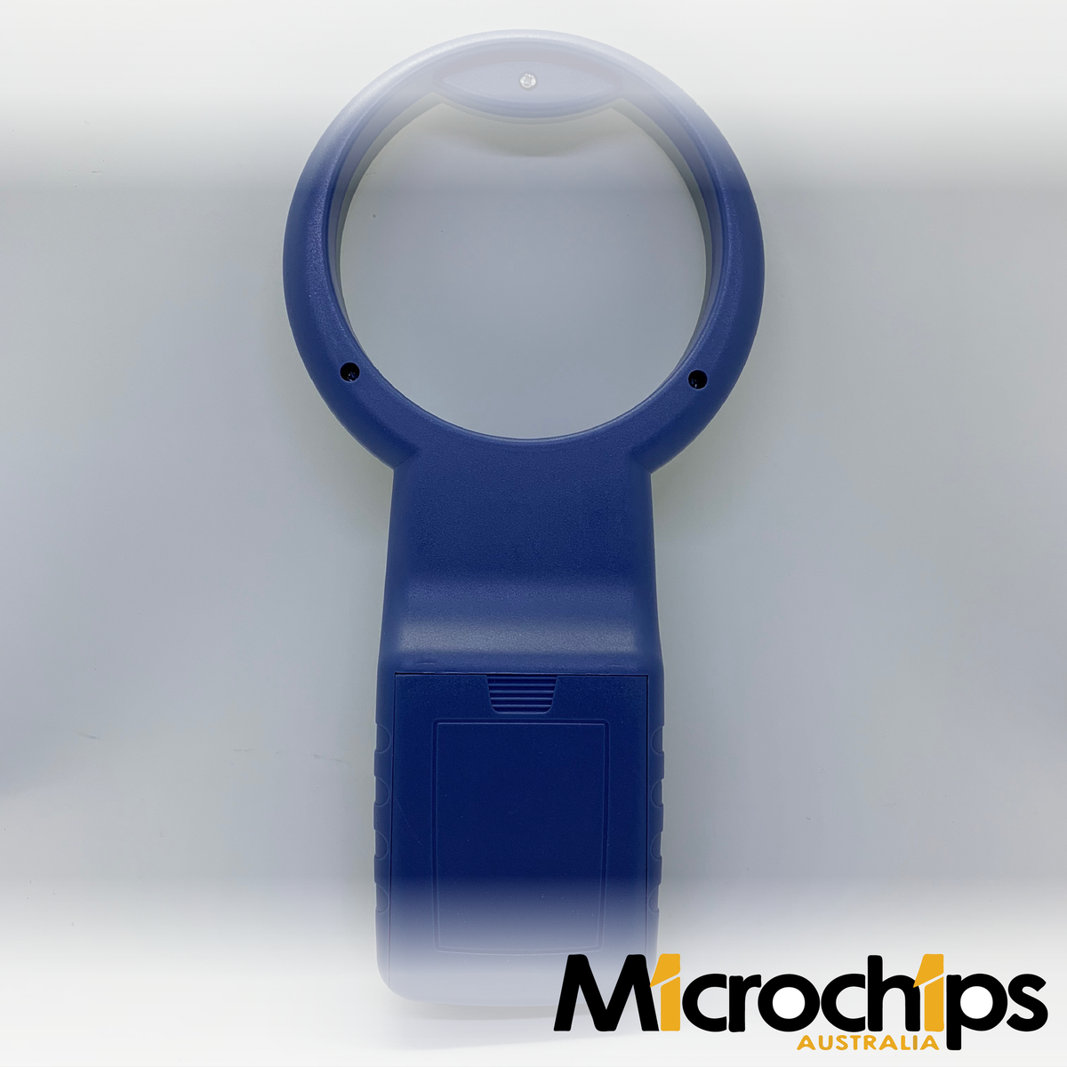 Trovan LID575 handheld ISO microchip reader on white background