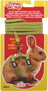 Living World Rabbit Harness and Lead Set - Green