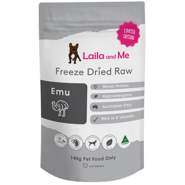 Laila & Me Freeze Dried Raw Emu Pet Treats