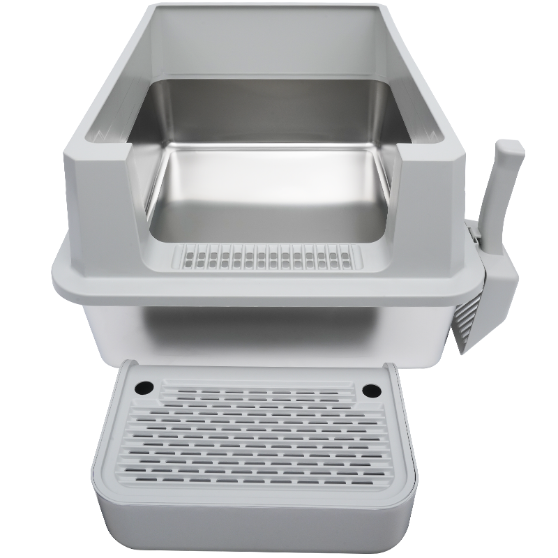 CatPak Large Stainless Steel Cat Litter Tray - view 3