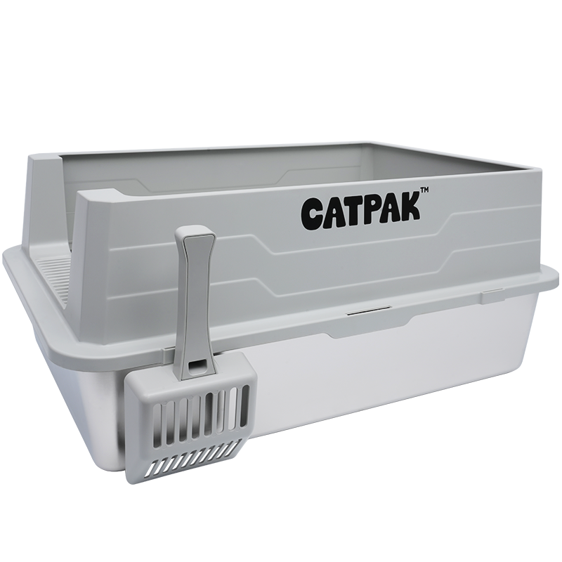 CatPak Large Stainless Steel Cat Litter Tray