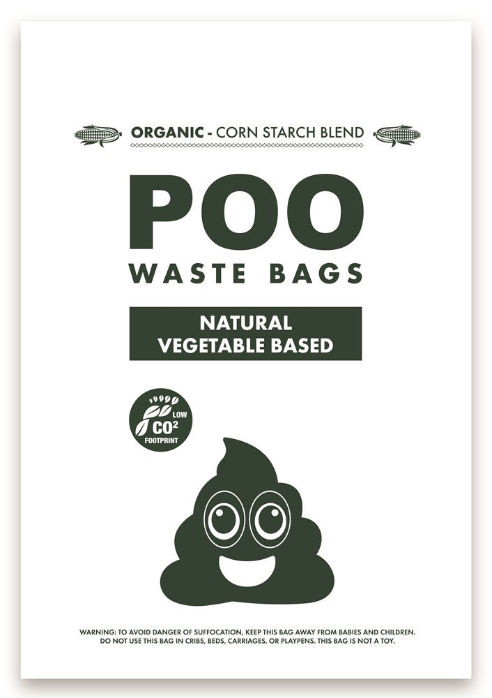 M-Pets POO BIO Dog Waste Bags 60 Bags