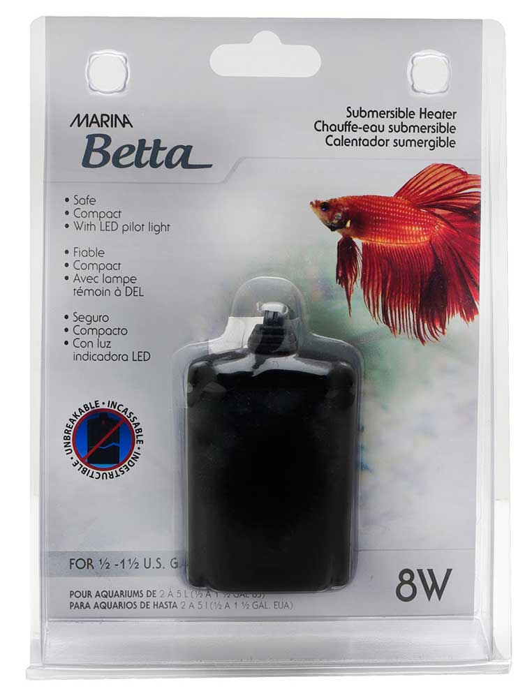 Marina Betta submersible aquarium heater 8W