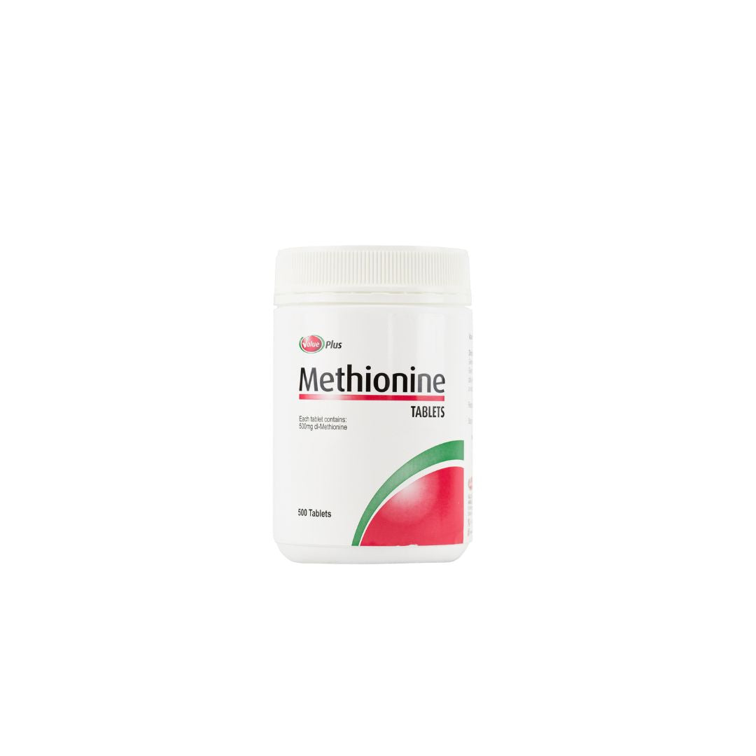 Value Plus Methionine tablets 500 tablet jar