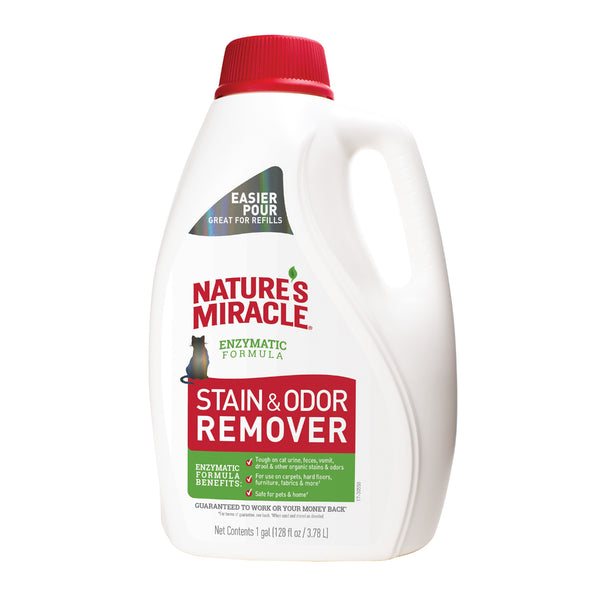 Nature's Miracle Cat Stain & Odor Remover - 3.78L | PeekAPaw Pet Supplies