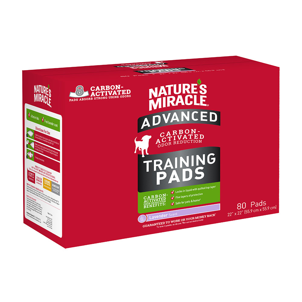 Nature's Miracle Advanced Dog Training Pads 80 Pack