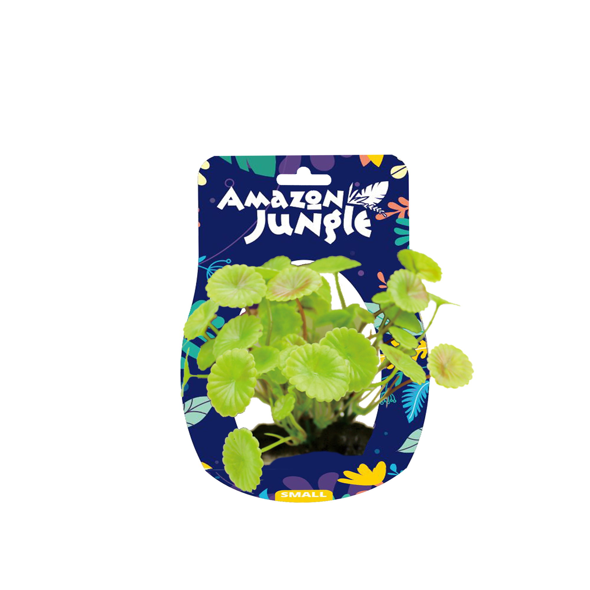 Amazon Jungle Pennywort artificial aquarium plant stem, 10-12cm