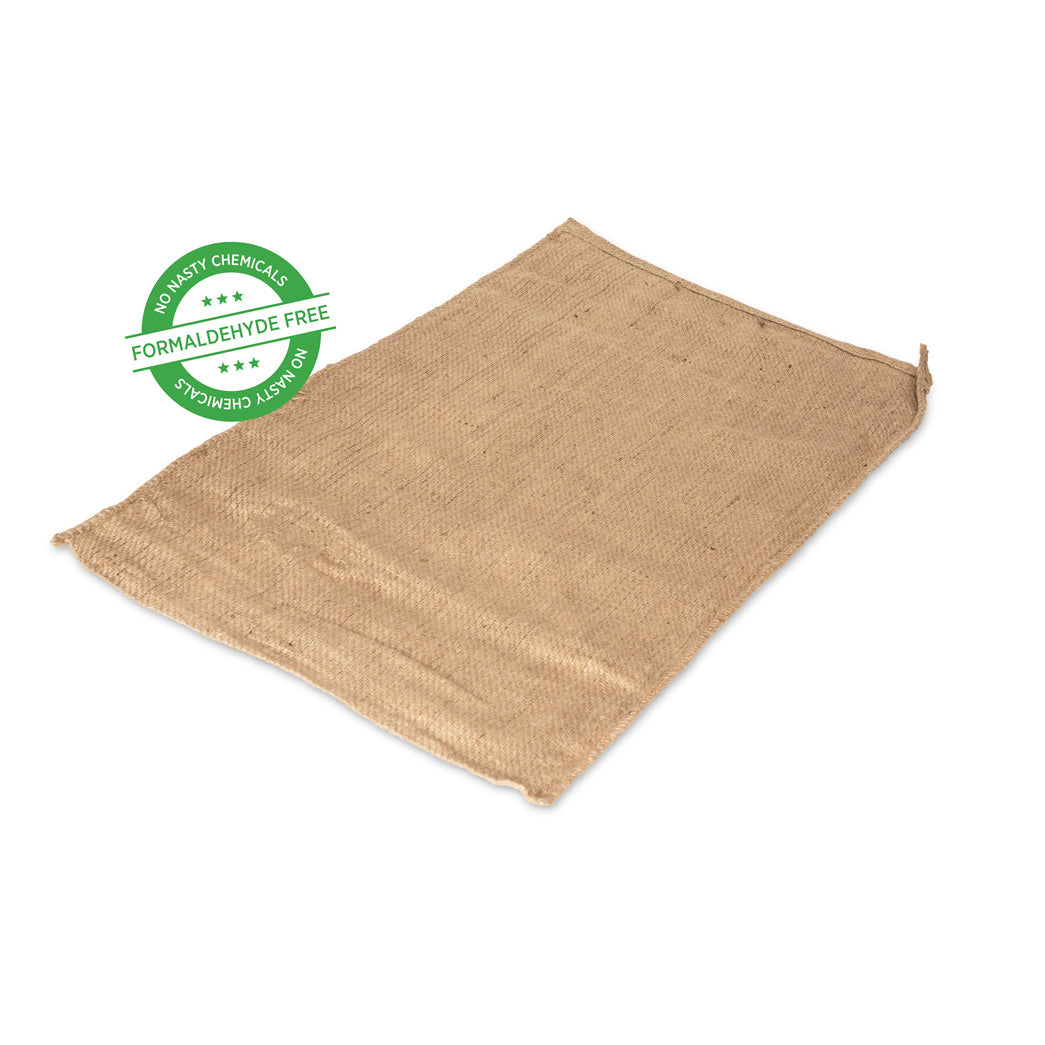 Superior Pet Goods Original Hessian Bag dog bed cover, folded