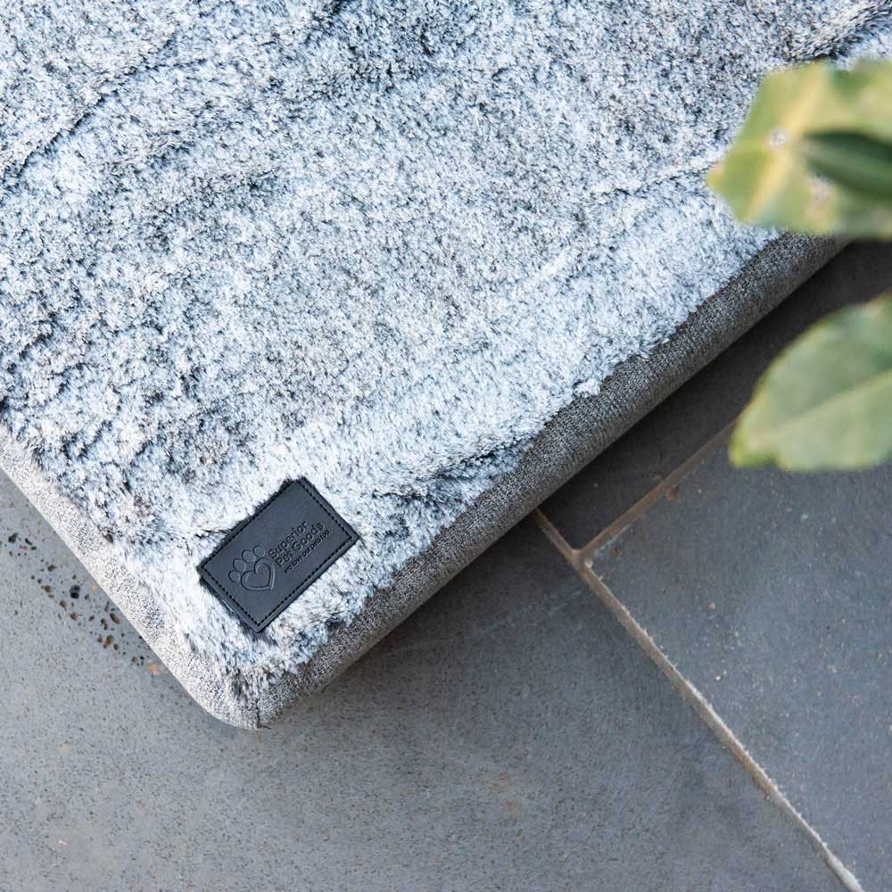 Superior Pet Goods Ortho Dog Mat in Artic faux fur
