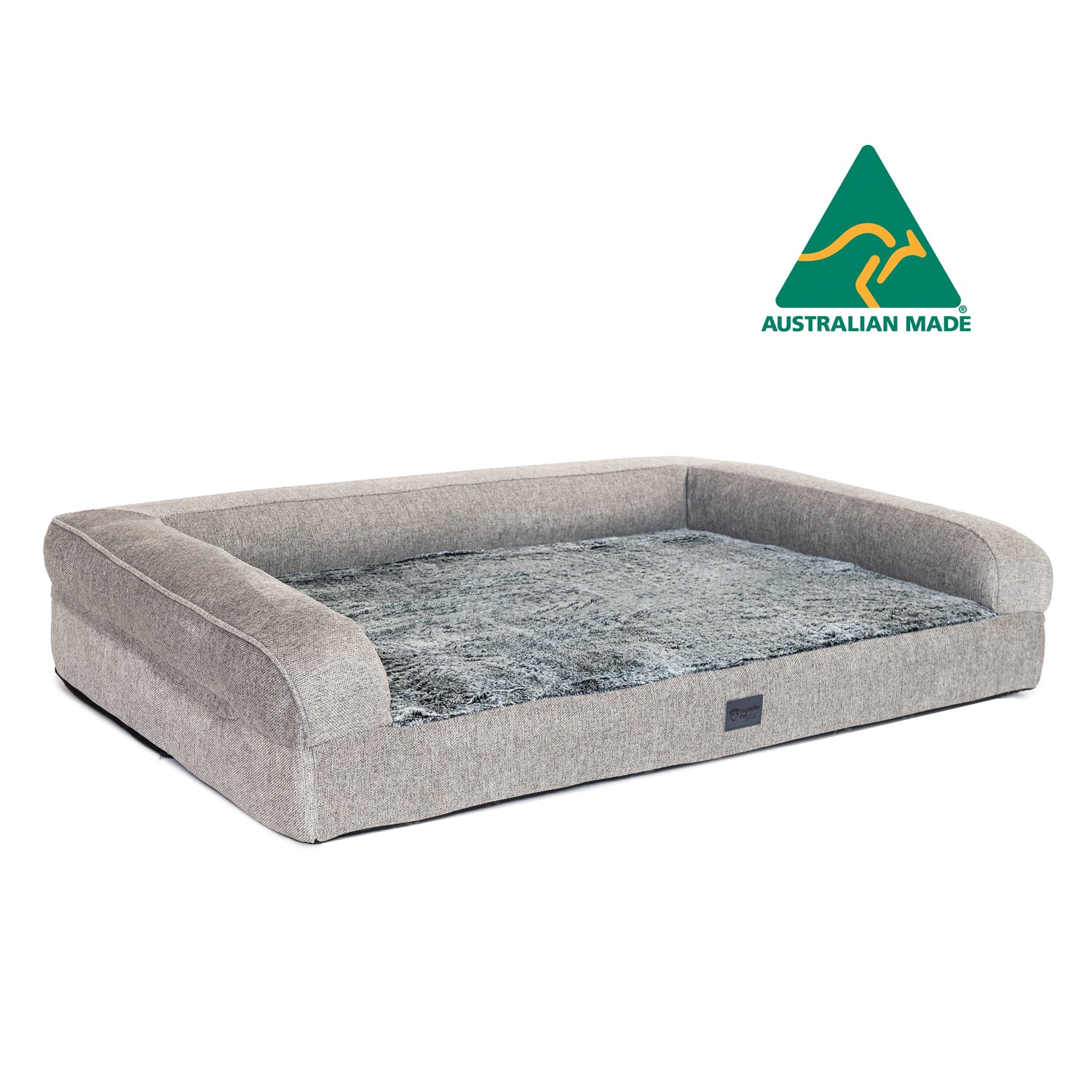 Superior Pet Goods Orthopaedic Pet Sofa in Artic Faux Fur