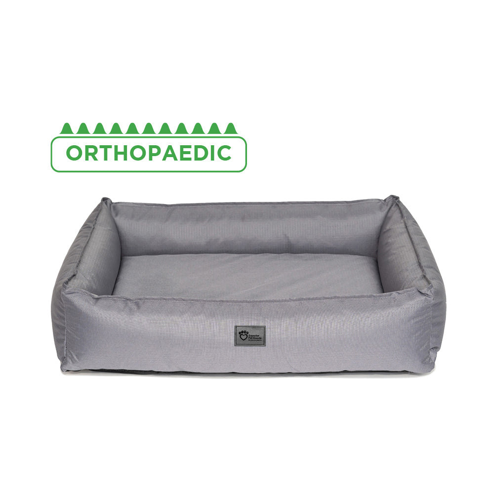 Superior Pet Goods Dog Lounger Ripstop in Steel Grey
