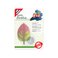 Marina Betta leaf pad, green artificial resting leaf