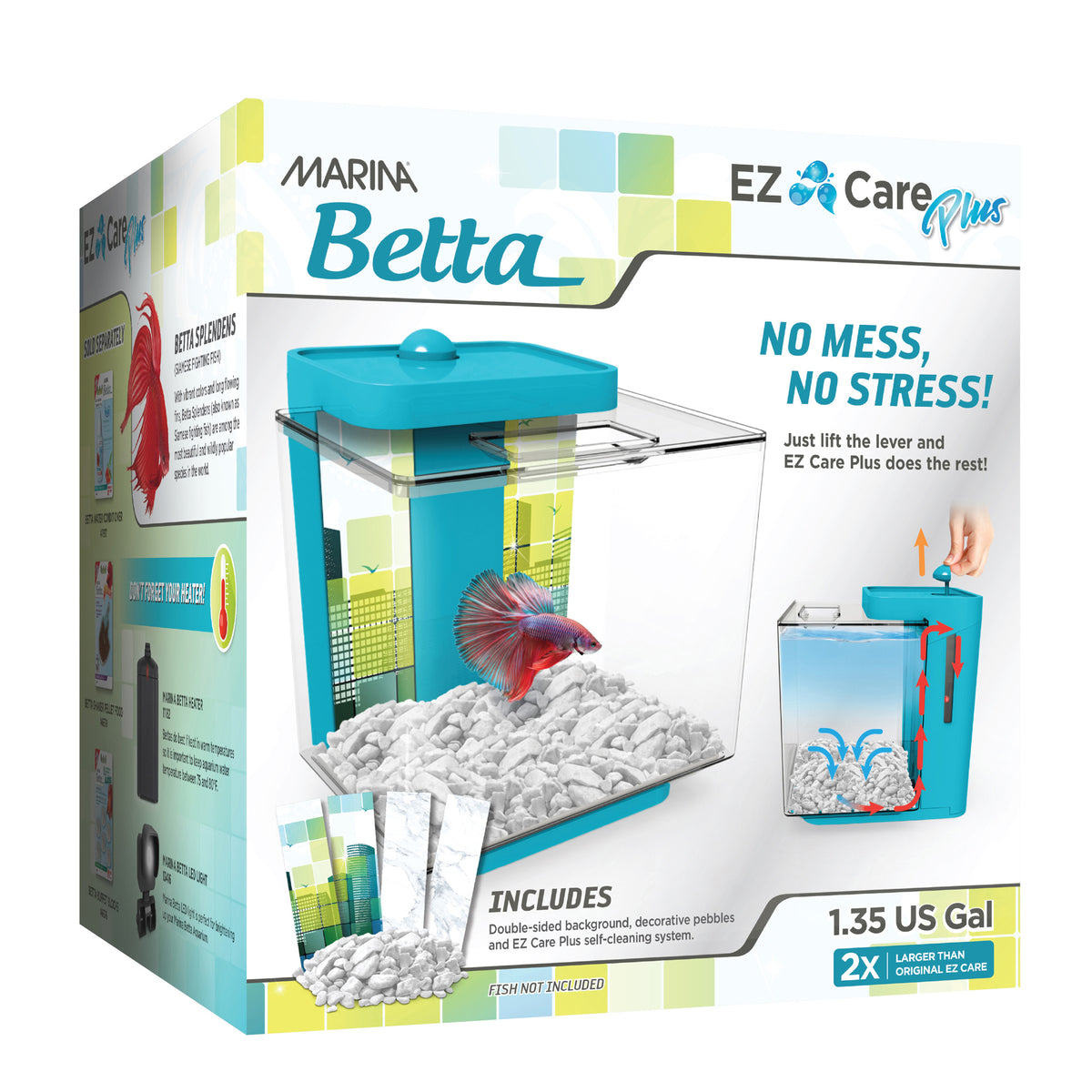Marina EZ Care PLUS Betta Kit 5L, Blue