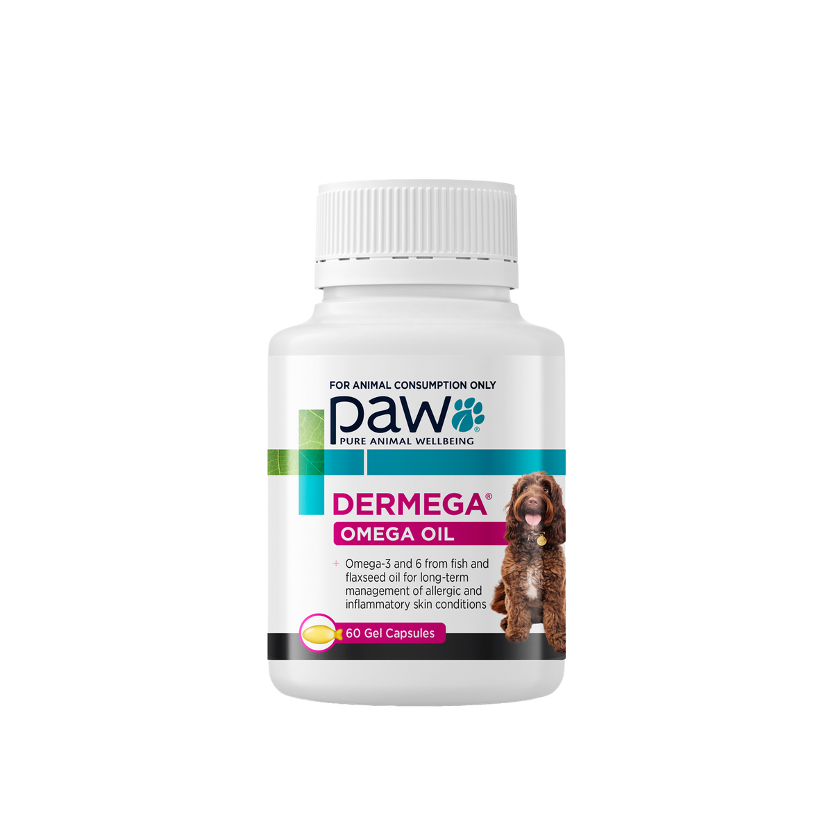 PAW by Blackmores Dermega Omega Oil Skin Support Capsules 60 Capsules