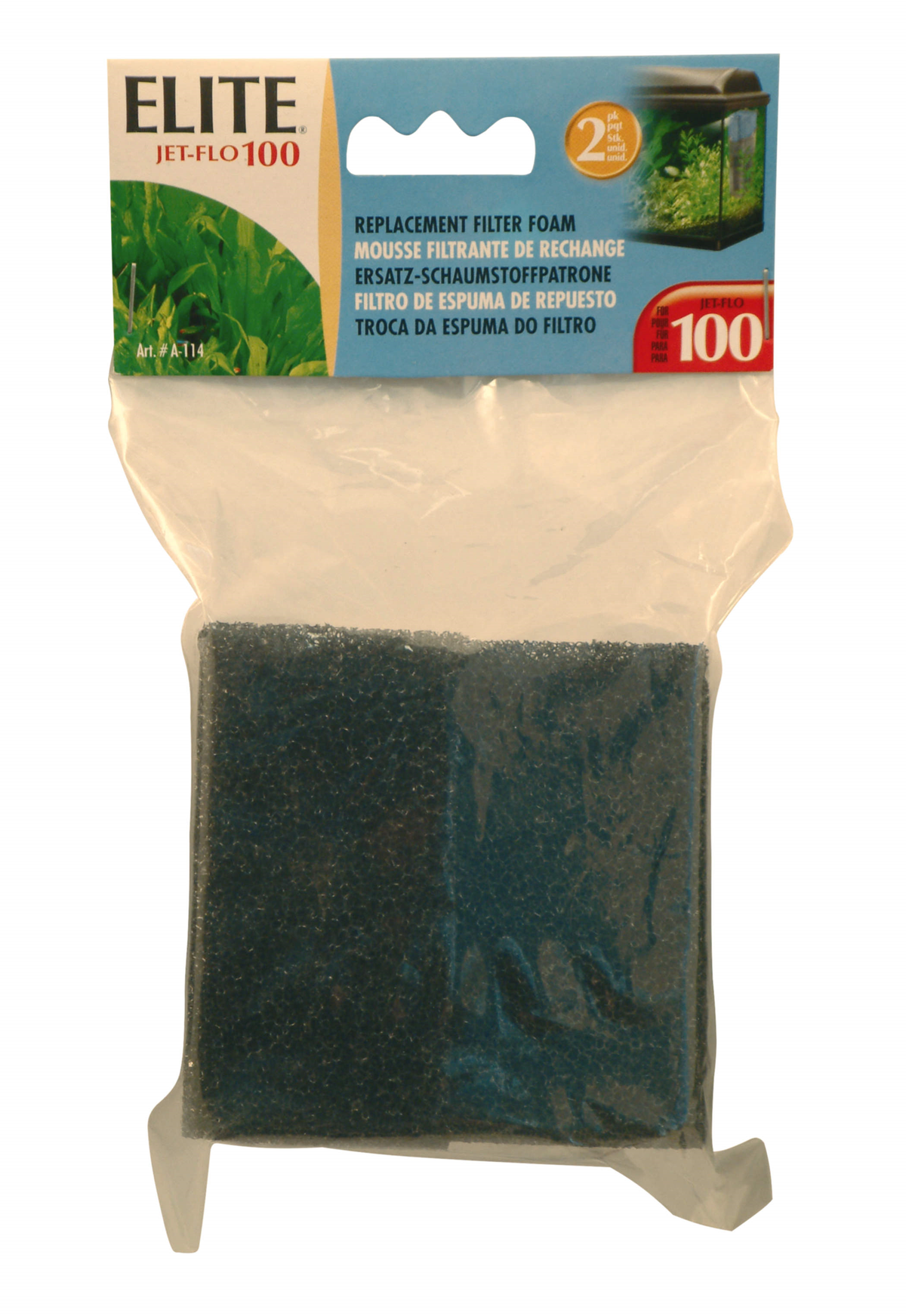 Marina Underwater Filter replacement foam 2 pack for the 100