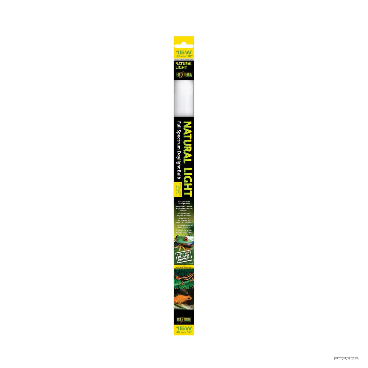 Exo Terra Natural Light T8 tube 15W 45cm in retail packaging