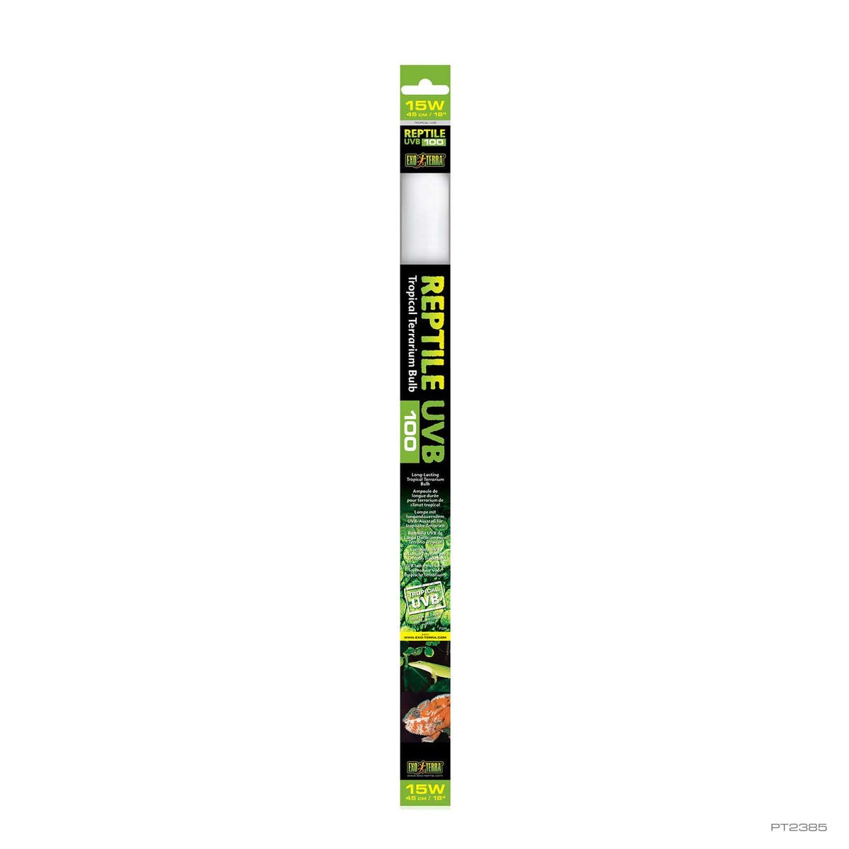 Exo Terra Reptile UVB100 T8 tube 15W 45cm in retail packaging