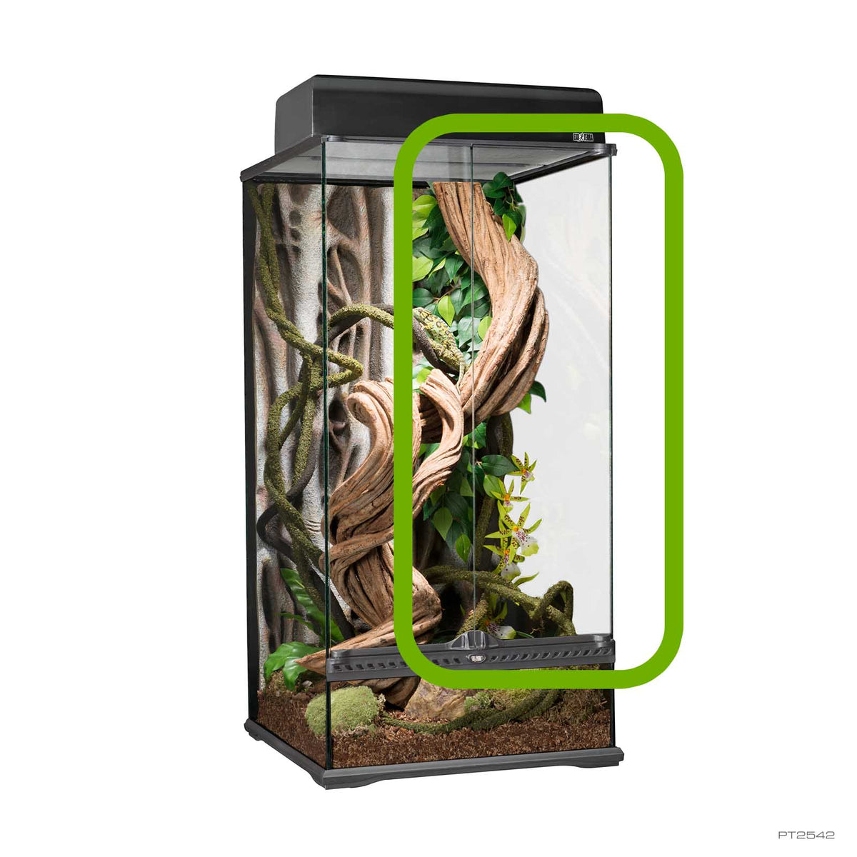 Exo Terra Replacement Door for Paludarium PT2606 - Right, 45 x 45 x 90cm, part PT2542 | PeekAPaw Pet Supplies