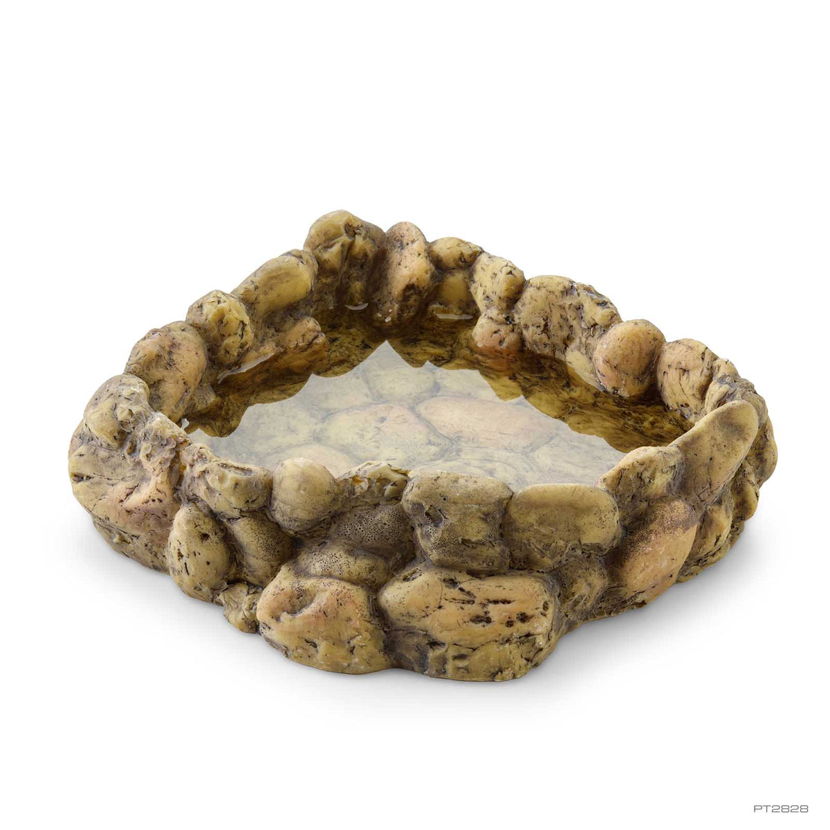 Exo Terra Corner Water Dish Large PT2828 300ml 16 x 18 x 5.5cm | PeekAPaw Pet Supplies