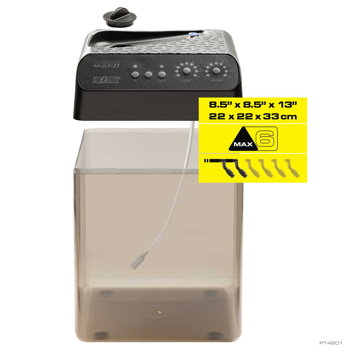 Exo Terra Monsoon Multi II PT4201 - second product view | PeekAPaw Pet Supplies
