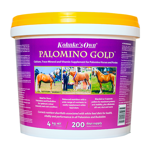 Kohnke's Own Palomino Gold horse coat supplement 4kg pack