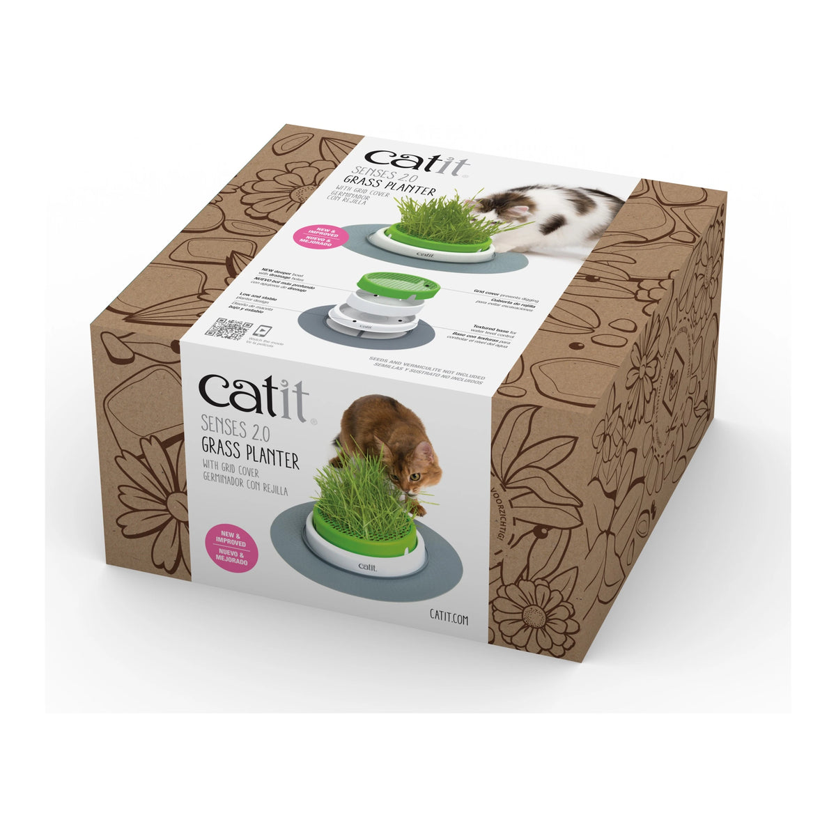 Catit Senses 2.0 Grass Planter – retail box