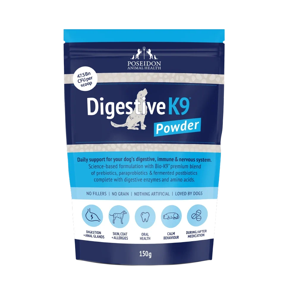 Poseidon Animal Health Digestive K9 Powder gut supplement for dogs