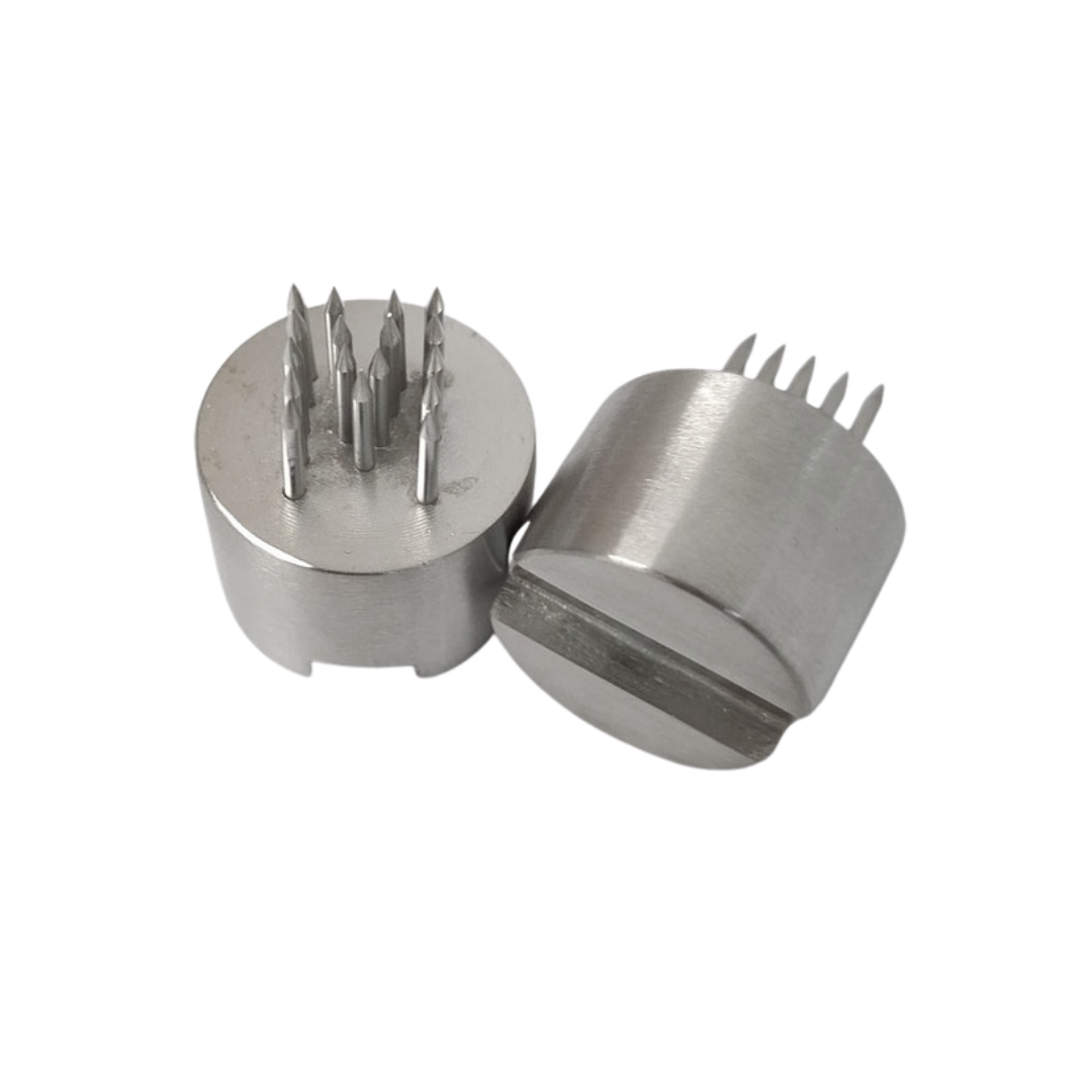 Round M chip pin point tattoo block 24mm for microchip marking