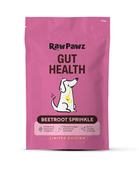Raw Pawz Beetroot Dog Meal Topper 105g pack, front of pack