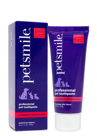Petsmile Professional pet toothpaste, Rotisserie Chicken flavour, box and tube