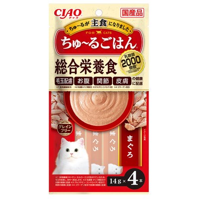 Ciao Churu Tuna Recipe - 14g x 4 x 6 | PeekAPaw Pet Supplies