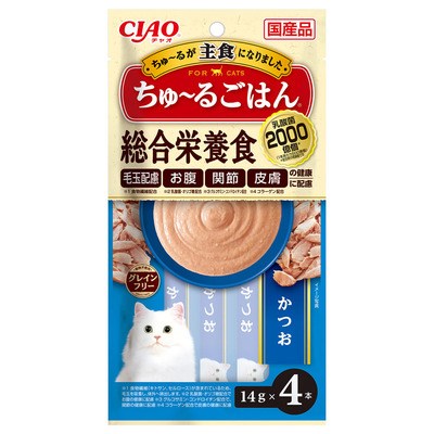 Ciao Churu Bonito Recipe - 14g x 4 x 6 | PeekAPaw Pet Supplies