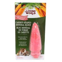 Living World Small Animal Mineral Stone - Carrot 30g