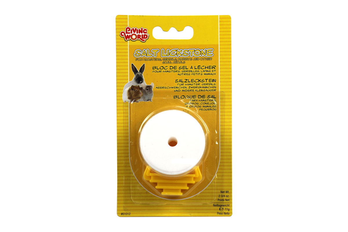 Living World Small Animal Salt Lickstone - 77g with Spool