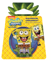 Penn Plax SpongeBob Squarepants Aquarium Ornament - Mini | PeekAPaw Pet Supplies