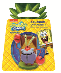 Penn Plax SpongeBob Squarepants Mr Krabs Aquarium Ornament | PeekAPaw Pet Supplies