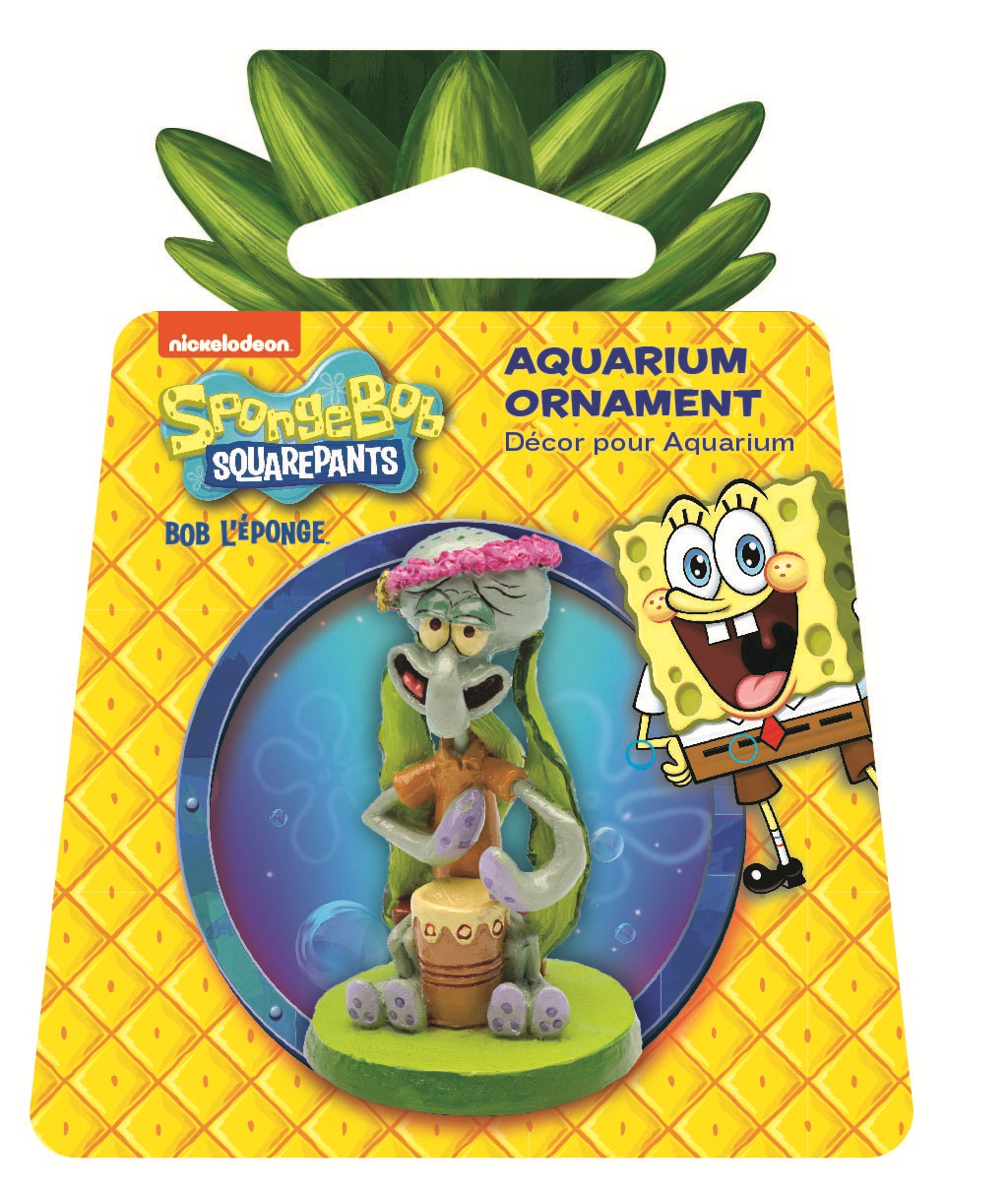 Penn Plax SpongeBob Squarepants Squidward Aquarium Ornament - Mini | PeekAPaw Pet Supplies